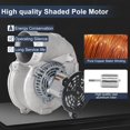 thumbnail image 3 of Motor inducido de tiro para horno Criditpid FB-RFB241 120 V, 3 of 9