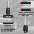 thumbnail image 3 of KeylessOption replacement for 2008-2012 Honda Accord Sedan and 2008-2015 Honda Pilot Remote Key Fob, 3 of 5