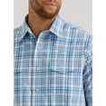 thumbnail image 3 of Wrangler Wrinkle Resist Blue Plaid - Mens Shirt  - 112346251, 3 of 3