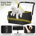thumbnail image 5 of PETSFIT Dog Car Seat , Dog Car Seat for Medium Dog with 2 Clip-On Safety Leashes and Patented Buckles, Under 45Lbs (Black), 5 of 10