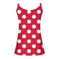 thumbnail image 6 of Babysbule Womens Summer Tank Tops Women's Sleeveless Polka Dots V Neck Pullover Suspenders Vest, 6 of 6