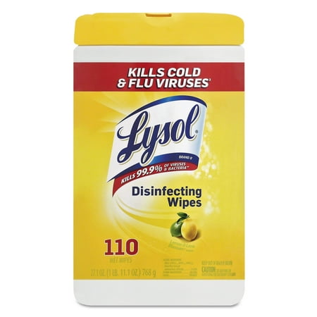 Lysol Disinfecting Wipes, Lemon & Lime Blossom, 110ct