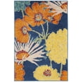 thumbnail image 3 of Nourison Allur Modern Floral Navy Multicolor 2' x 3' Area Rug, (2' x 3'), 3 of 8