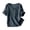 Navy, variant on Linen Shirts for Women Summer Retro Embroidered 3/4 Sleeve Boho Peasant Tops Dressy Casual Blouses White L