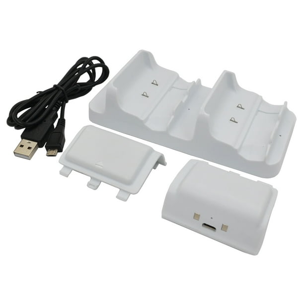 White Wireless Controller Docking Charging Station for Xbox ONE S w