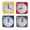 thumbnail image 5 of WORGEOUS Mini Clock Square Plastic Quartz Alarm Clock Portable Lightweight Clock (Grey), 5 of 8