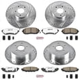 thumbnail image 3 of PowerStop Front and Rear Z26 Street Warrior Carbon-Fiber Ceramic Brake Pad and Drilled and Slotted Rotor Kit Fits: SUBARU Select Models K4081-26, 3 of 9