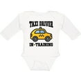 thumbnail image 3 of Inktastic Taxi Driver in Training Boys or Girls Long Sleeve Baby Bodysuit, 3 of 5