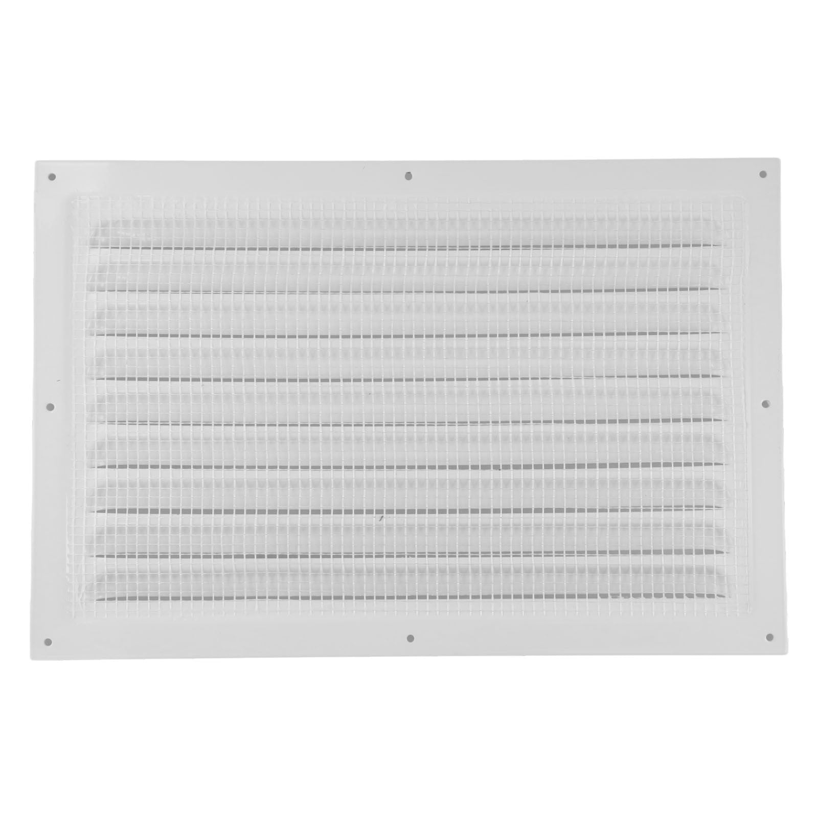 Metal Vent Cover Square Soffit Ventilation Louver Grille Cover with Mesh Vent 200X300mm