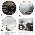 thumbnail image 3 of Designart "Country Road Leading to a Lonely House" Landscapes Canvas Print, 3 of 5