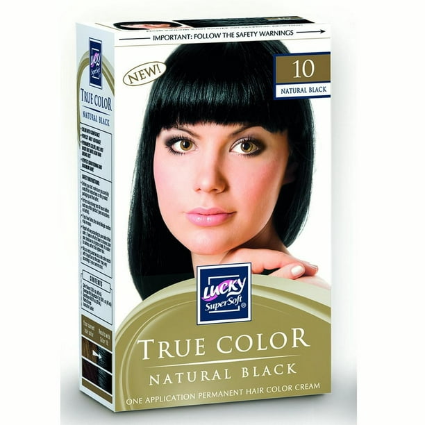 Lucky Super Soft Hair Color, Natural Black 