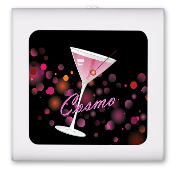 Plug in Dimmable LED Night Light with Dusk to Dawn Auto Sensor, Adjustable Brightness, Warm Light, Auto On/Off Nightlight for Bathroom, Hallway, Nursery, Bedrooms - Cosmo