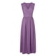 thumbnail image 4 of Vestido de manga larga con abertura cruzada y cuello en V de color sólido a la moda para mujer Fridja  hjkh5500, 4 of 8