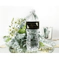thumbnail image 4 of Darling Souvenir WaterBottleLabels Black With Floral Self Adhesive Party Supplies Thank You Celebrating With Us Stickers ForWaterBottleGreat For Wedding, Birthday, Engagement Party-Pack Of 32, 4 of 6