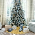 thumbnail image 3 of Small Christmas Tree Skirt, Sparkle Sequin Tree Mat for Xmas Party Decor, 3 of 8