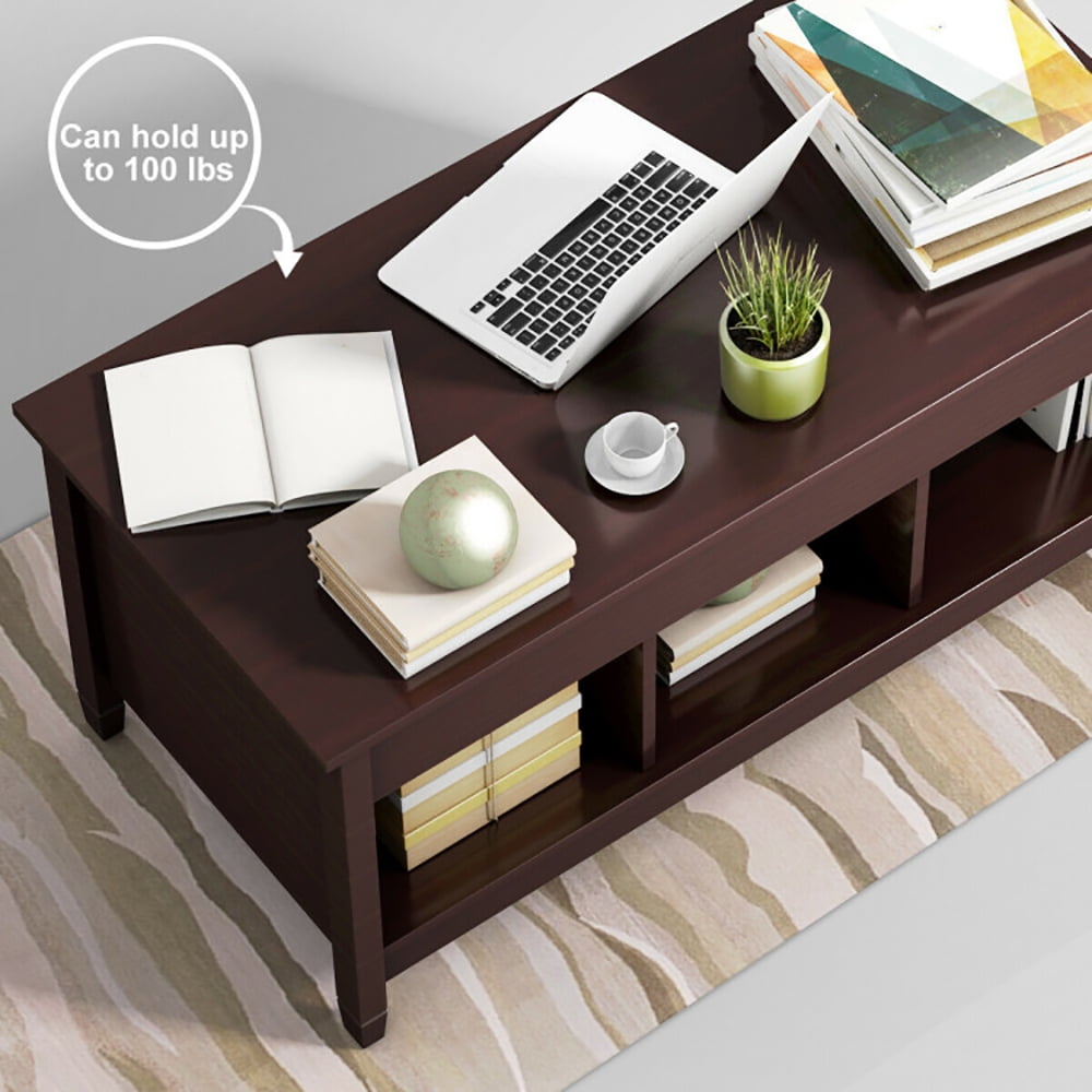Finihen Lift Top Coffee Table, Lift Tabletop Dining Table, Lift Top Coffee Table with Hidden Storage Compartment, for Living Room, Office, Coffee Finihen Lift Top Coffee Table, Lift Tabletop Dining Table, Lift Top Coffee Table with Hidden Storage Compartment, for Living Room, Office, Coffee