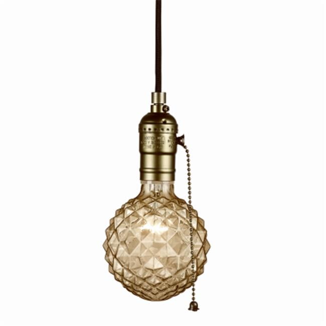 Globe Electric 216857 1 Light PlugIn Pendant Matte Bronze Walmart