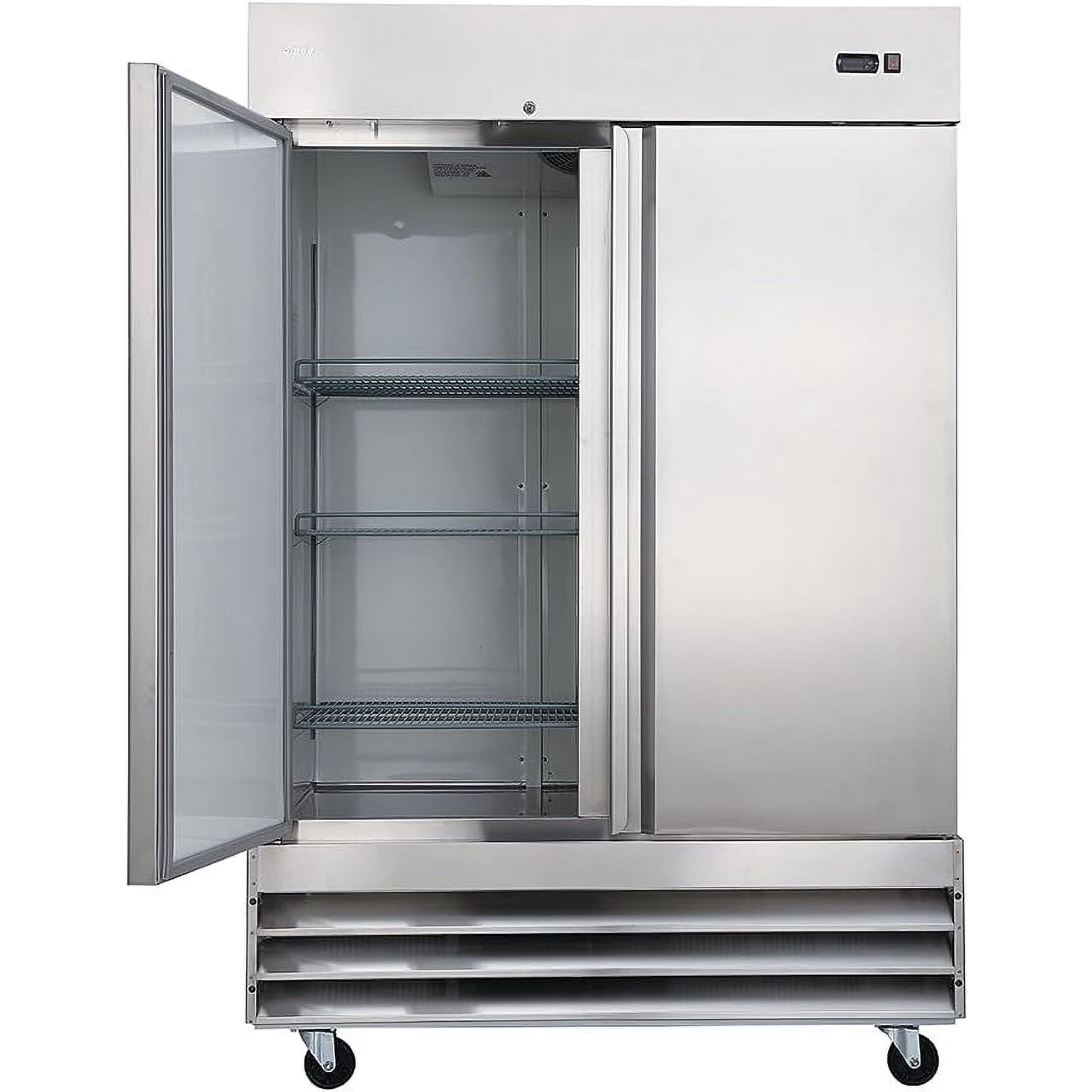 Smad 47 Cu ft 82.5 in*H Reach-in Commercial Refrigerator, Frost Free Upright Stainless Steel Fridge