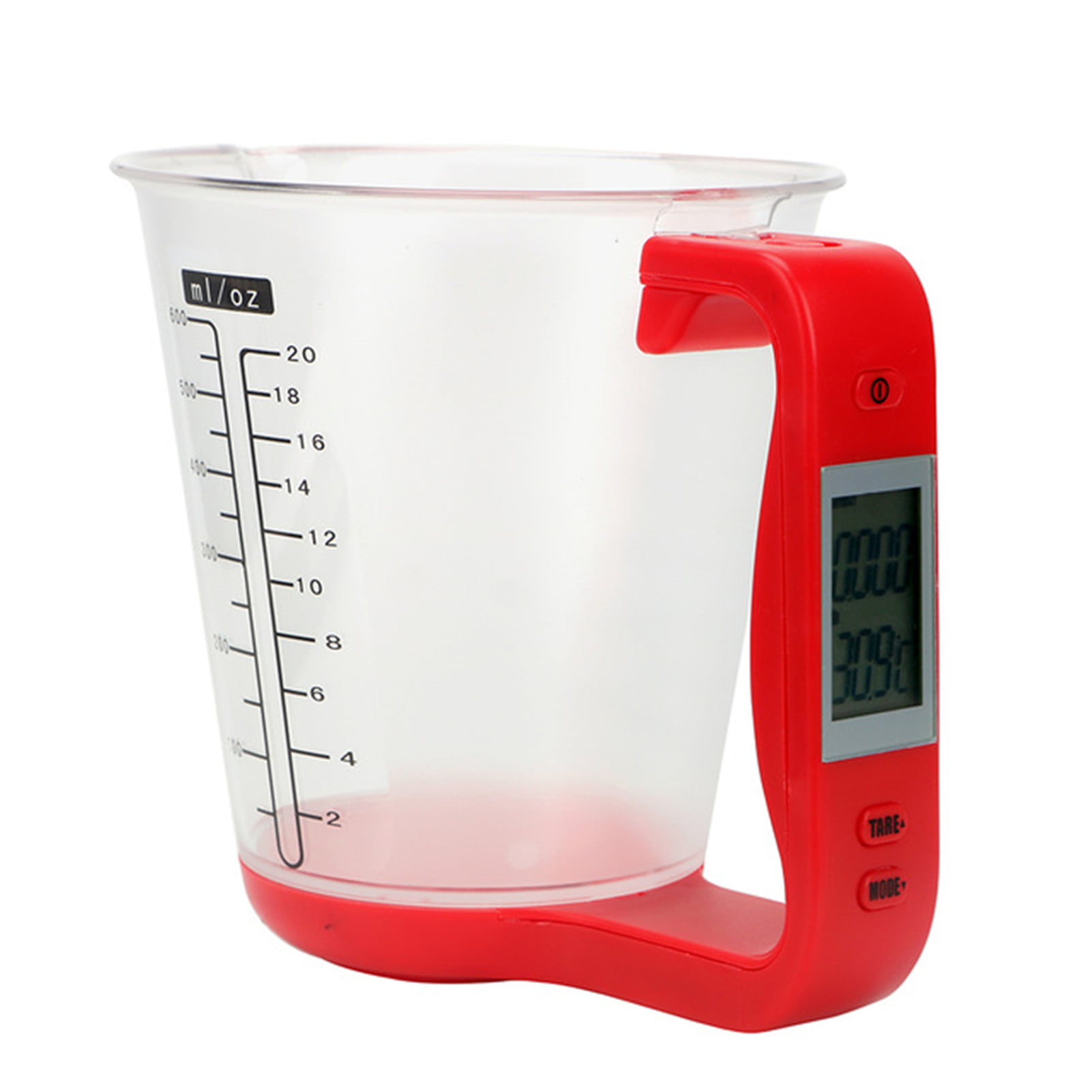 Camry White Electronic LCD Kitchen Baking Scale Volume & Weight Measuring Jug 