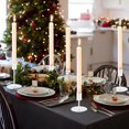thumbnail image 6 of Candle Holders Bulk Taper Candlesticks Holders Set Modern Decorative Metal Candelabras for Wedding Anniversary Home Dinning Table Centerpiece Xmas Party Decor(Matte White,15 Pcs), 6 of 14