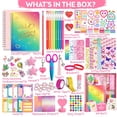 thumbnail image 3 of Set de diarios para niñas de 6 a 14 años, marca Art Craft Kit Axirata, 3 of 9