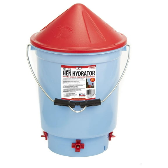 Little Giant® Deluxe Hen Hydrator | Chicken Waterer | Poultry Water Dispenser | Made in USA | 3 Gallon