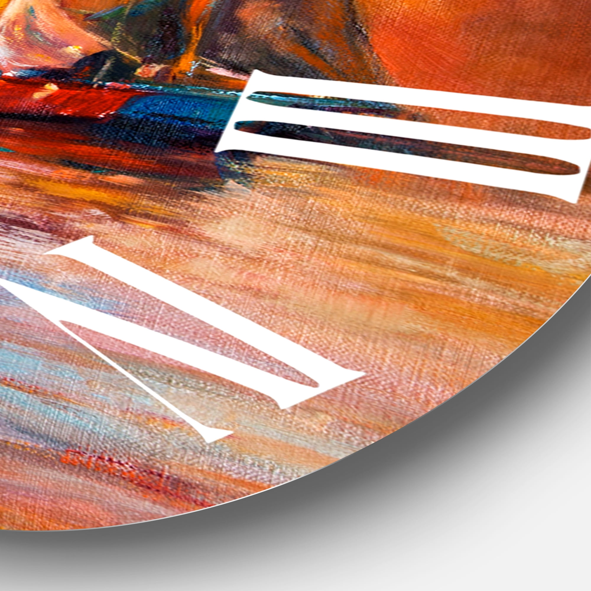 Designart 1 in Coastal Wall Clock