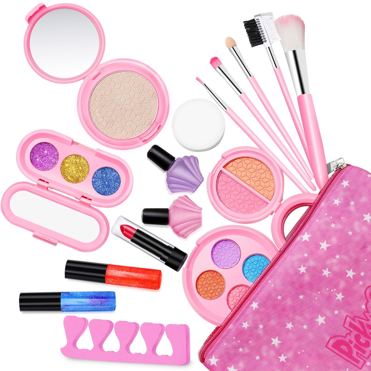 Girls Princess Pretend Makeup Set Washable Make Up Simulation Children Xmas Gift 
