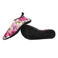 thumbnail image 4 of Watercolor Flowers Pink Fuchsia Water Shoes Beach Slip-on Shoes for Men Women Swim Pool Yoga Surfing Sneakers Quick-Dry Sports Barefoot Shoes, 4 of 5