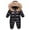 Black, variant on Krdevn Winter Overalls Ski Suits Baby Boy's and Girl's Windproof Snowboard Jumpsuits Snowsuit Jackets Coats,Kids Clothing,18-24 Months