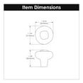 thumbnail image 5 of Hickory Hardware P3002-RI 1-1/4-Inch Refined Rustic Knob, Rustic Iron, 5 of 7