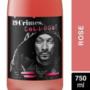 19 Crimes Snoop Dogg Cali Rose Wine, 750ml Glass Bottle, 10.5% ABV