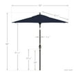 thumbnail image 5 of California Umbrella 7.5' Patio Umbrella in Navy Blue, 5 of 5