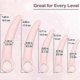 thumbnail image 2 of QoQiu 5-Pack Silicone Pelvic Floor Muscle Dilator Trainer SetPelvic Wand Massager for WomenPelvic Floor Muscle Trainer, Pelvi Walkbee, 2 of 4
