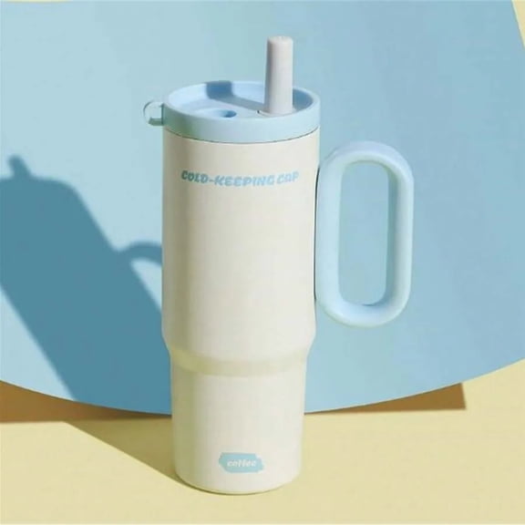 1pc,25 Oz H2.0 Cup, 25oz Cup Stainless Steel Vacuum Insulated Tumbler With Lid And Straw For Water, Iced Tea Or Coffee, Smoothie And More,