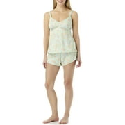 Jessica Simpson Sleeveless V-Neck Arcadian Blooms Print Pajamas (Women's) 2 Piece Set