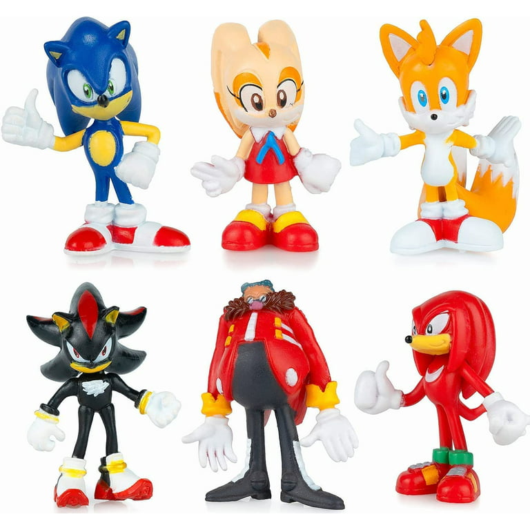 J&G Sonic Toys,2.3 Inches Tall Sonic the Hedgehog Mini Action Figures Pack  of 12, Perfect Gifts Versatile Sonic Toy Ideal for Collectors