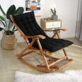 thumbnail image 4 of Coussin de Chaise Longue Doux de Remplacement avec Sangle de Fixation Grand Coussin de Chaise Berçante Banc, 4 of 5