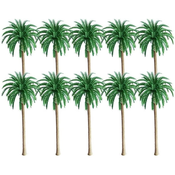 Modèle de paysage de palmier de noix de coco Arbre modèle, paysage vert  luxuriant Modèle de paysage de palmiers, palmier de noix de coco Pots de  plantes miniatures Bonsai Crafts Mini Landscape