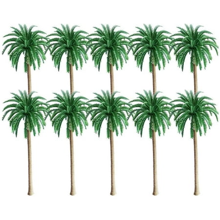 Miniature Tree Ornament Mini Plastic Palm Tree Model Coconut Tree Model