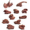 thumbnail image 6 of SPRING PARK 1 Set Fossil Toys for Early Childhood Education Cognition, Dinosaur Skull High Simulation Aquarium Decor Plastic Fossil Teaching Skeleton Model, 6 of 7