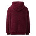 thumbnail image 5 of jsaierl Sherpa Hoodies for Women Quarter Zip Pullover Long Sleeve Fleece Hooded Sweatshirt Casual Winter Warm Sweater with Pocket, 5 of 5