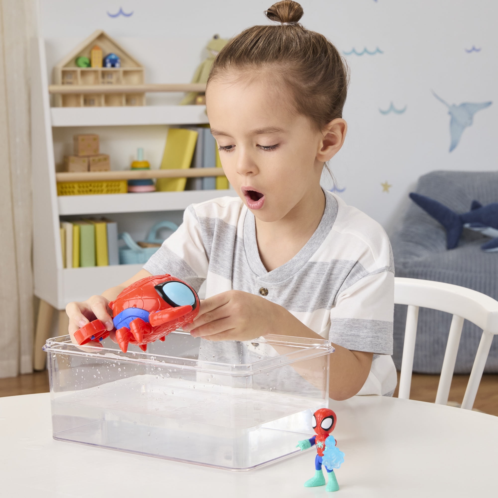 Marvel Spidey and his Amazing Friends Water-Webs Spider Crab Submarine Toy