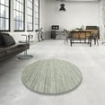 thumbnail image 4 of Ahgly Company Machine Washable Indoor Rectangle Contemporary Pale Silver Gray Area Rugs, 7' x 9', 4 of 7