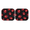thumbnail image 7 of Xecao Beautiful Red Ladybug for Foldable Car Sun Shades (2-Pack) offer sun protection with an easy-fold design for convenient windshield shading., 7 of 7