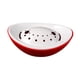 thumbnail image 5 of Plato de hielo seco con forma de lingote de oro, plato de callos espesados ​​para el comedor familiar Rojo blanco, 5 of 9