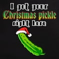 thumbnail image 3 of CafePress - Christmas Pickle Men's Dark Pajamas - Men's Dark Loose Fit Cotton Pajama Set, 3 of 7