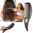 thumbnail image 1 of Brown Dandruff Comb for Quick Removal, Plastic Scalp Care Tool for Men and Women Adults, 1 of 4