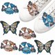 thumbnail image 1 of 6 parches bordados de flores y mariposas para coser o planchar, parche decorativo para manualidades, vestidos de fiesta, vaqueros, chaquetas, ropa, mochilas, accesorios., 1 of 9