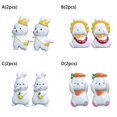 thumbnail image 2 of 2 Pcs Resin Cartoon Home  Decoration Rabbit Aroma Vent Clip Car Interior Accessories Aromatherapy Stone Perfume Diffusion Air Freshener Ornament 2PCS A, 2 of 8